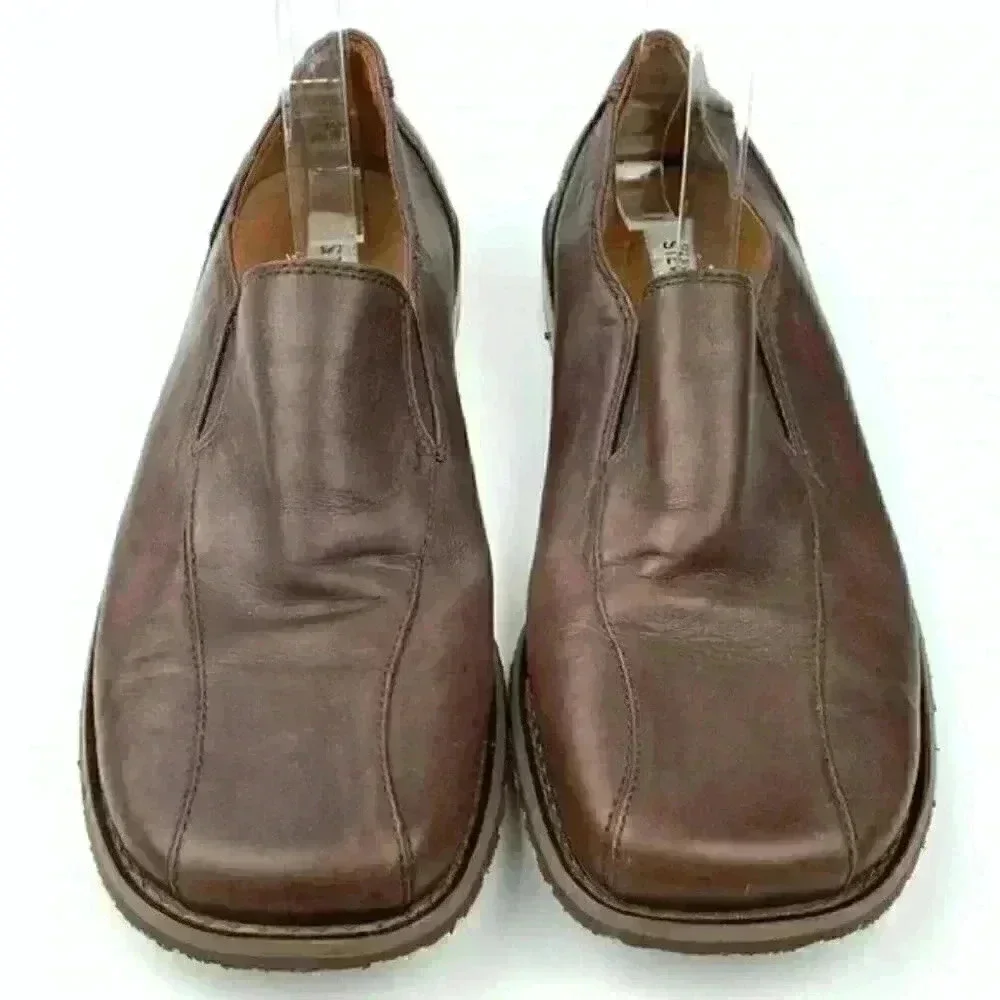 Steve Madden men loafers 8.5 Mammbo brown leather